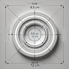 Limaks 6W Yuvarlak Panel LED 10 Adet